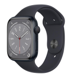 Apple Watch Series 8 41 • Aluminium • Midnight • GPS • Sport band • Black