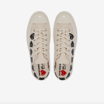PLAY CONVERSE Multi Black Heart Chuck Taylor All Star '70 Low Sneakers Beige