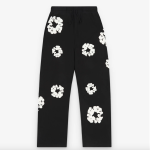 DENIM TEARS Cotton Wreath Baggy Sweatpants⁠ Black