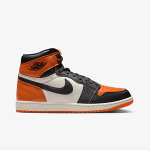 NIKE Men's Air Jordan 1 Retro High OG Black/Sail/Starfish