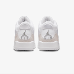 NIKE Men's Air Jordan 3 Retro White/Metallic Silver