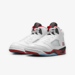 NIKE Air Jordan 5 Retro OG White/Fire Red