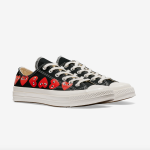 PLAY CONVERSE Multi Red Heart Chuck Taylor All Star '70 Low Sneakers